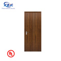 teak wood fire doors fireproof interior door UL listed for hotel